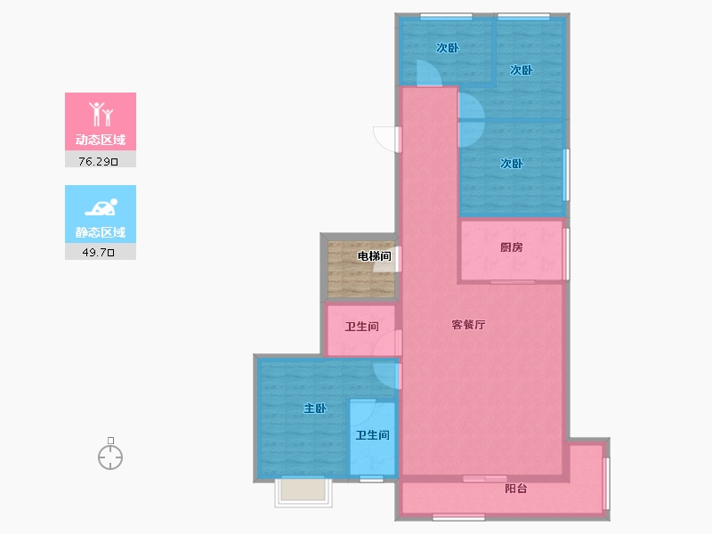 河北省-邢台市-邢台天山九峯-118.59-户型库-动静分区