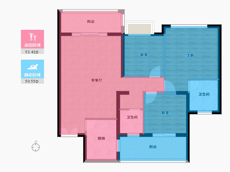 广西壮族自治区-防城港市-智仁家园-93.07-户型库-动静分区