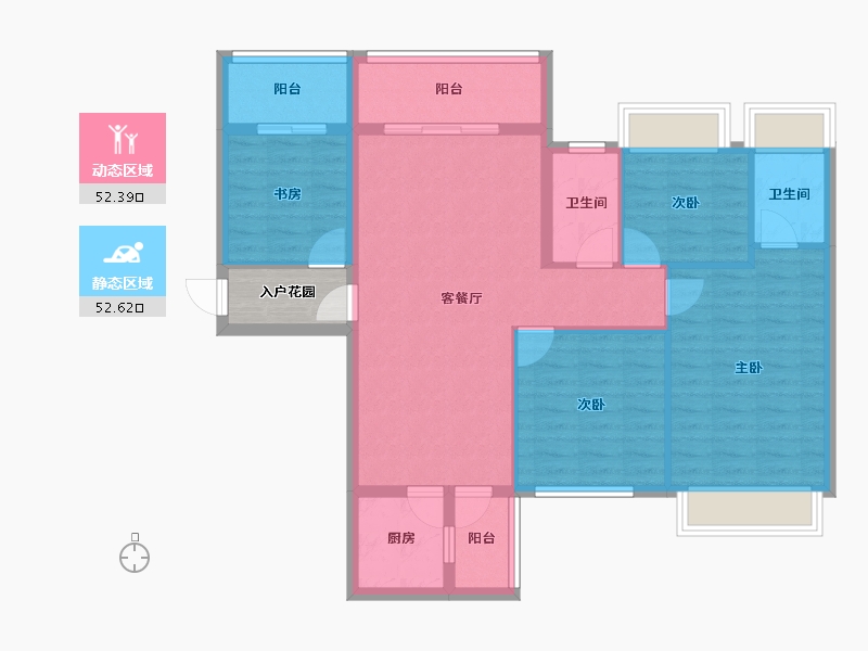 广西壮族自治区-柳州市-万兴中央城-97.66-户型库-动静分区