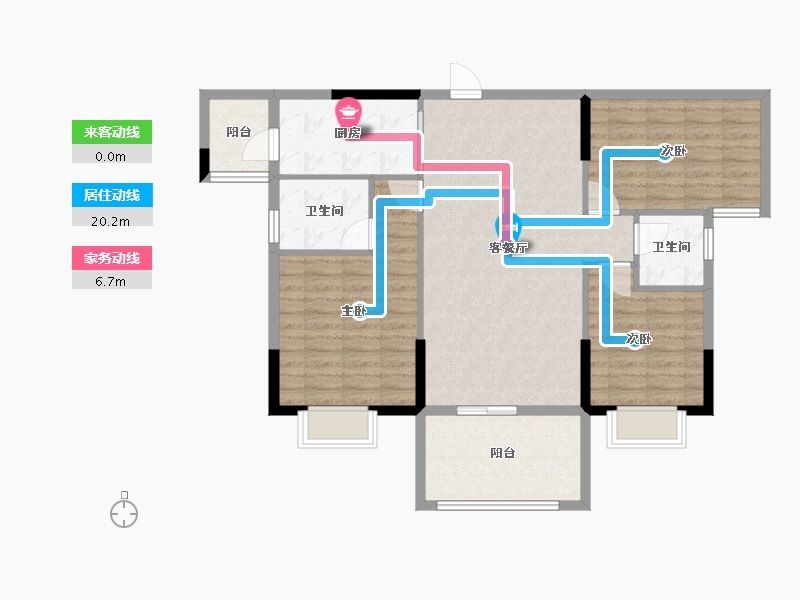 广东省-阳江市-金山明珠-97.00-户型库-动静线