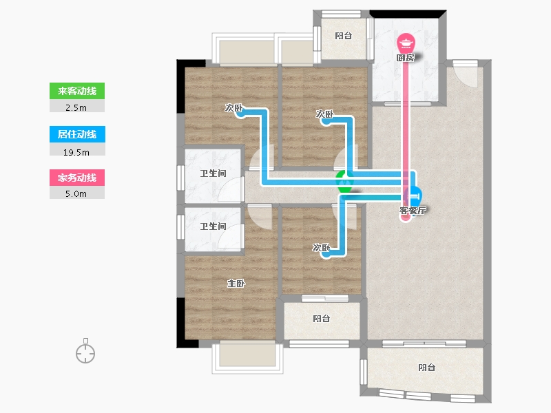 广东省-阳江市-平冈新城-91.21-户型库-动静线