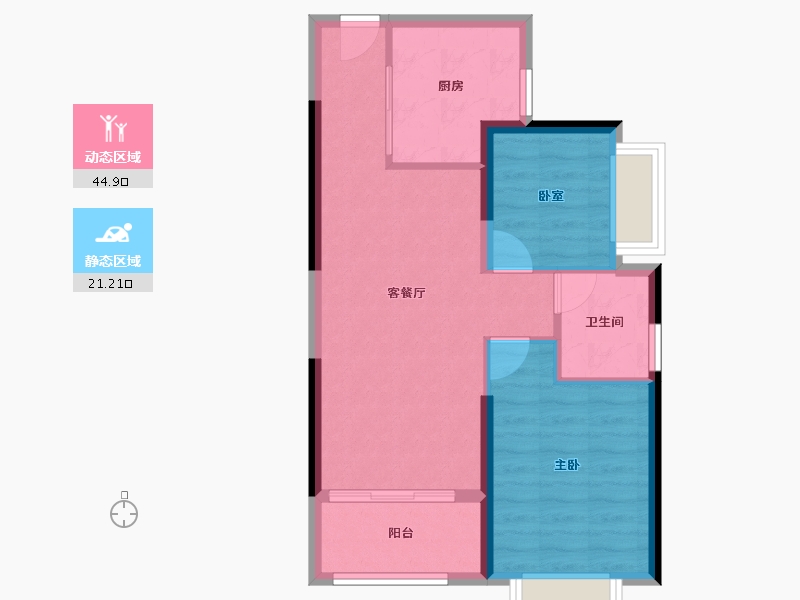 广西壮族自治区-防城港市-防城港恒大悦澜湾-59.20-户型库-动静分区