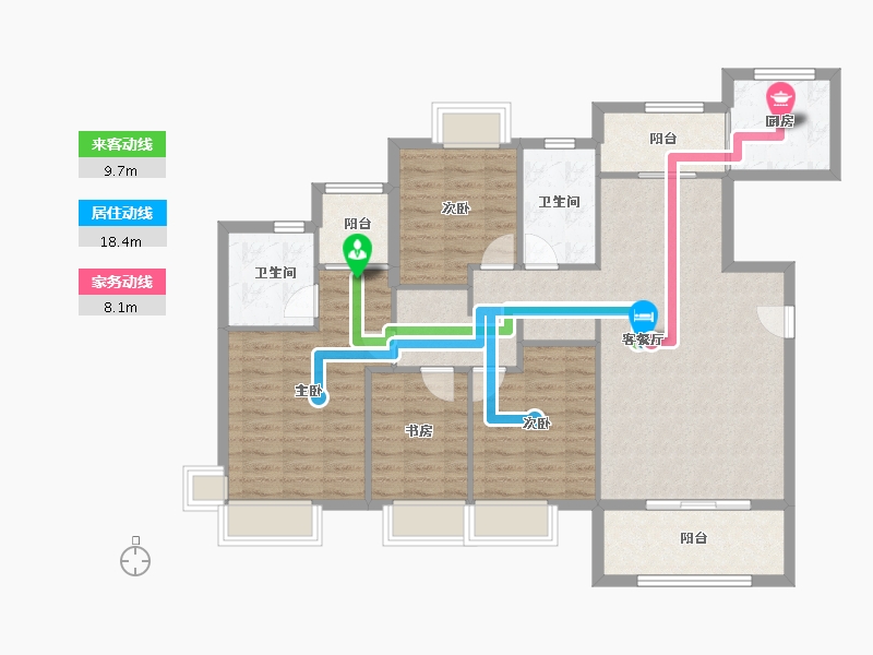 福建省-厦门市-国贸天成二期-109.94-户型库-动静线