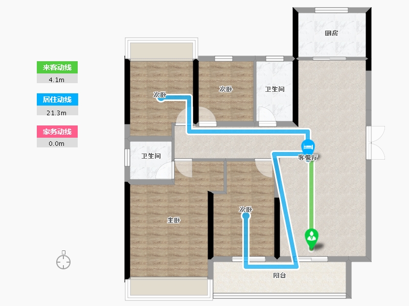 河南省-平顶山市-千田理想城-111.20-户型库-动静线