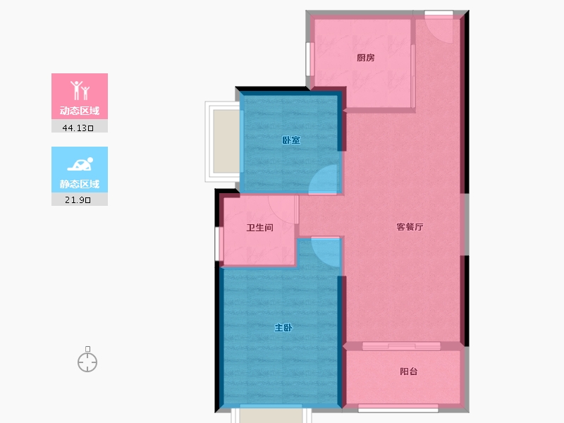 广西壮族自治区-防城港市-防城港恒大悦澜湾-59.20-户型库-动静分区