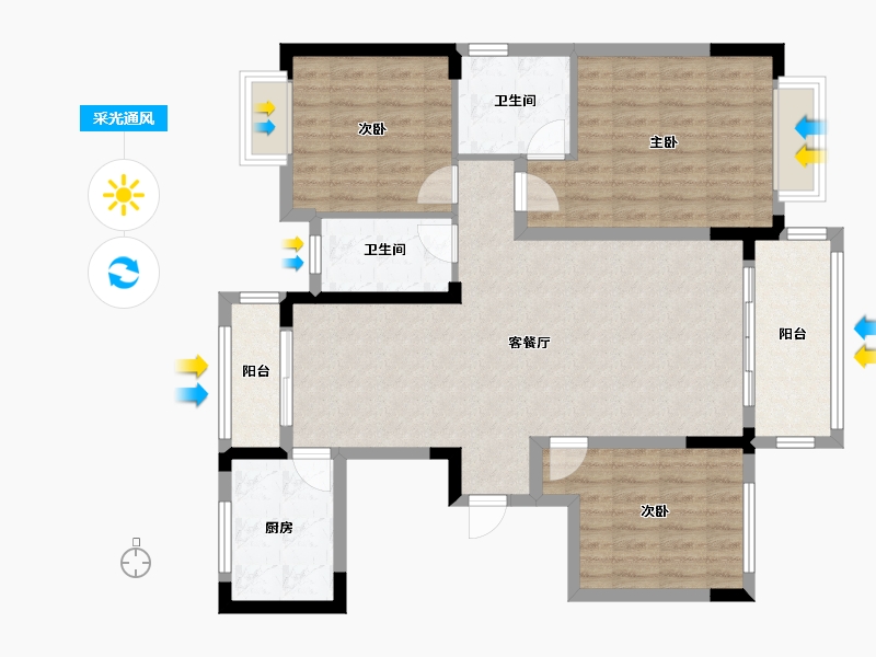 贵州省-黔东南苗族侗族自治州-锦屏县民族风情园-100.00-户型库-采光通风