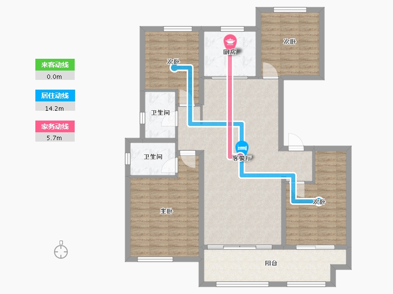 山东省-德州市-玲珑君悦欧典-112.00-户型库-动静线