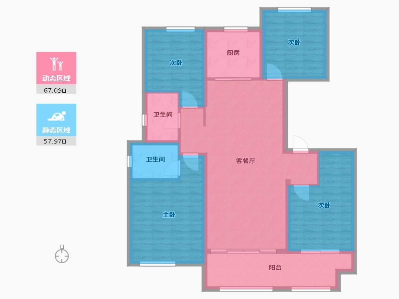 山东省-德州市-玲珑君悦欧典-112.00-户型库-动静分区