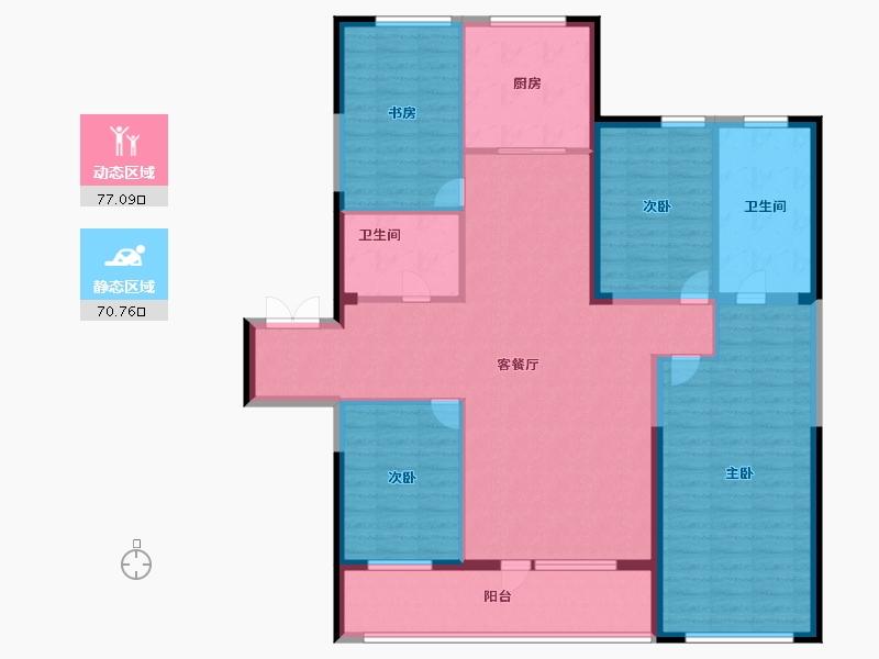 山东省-青岛市-建邦城锦墅-133.99-户型库-动静分区