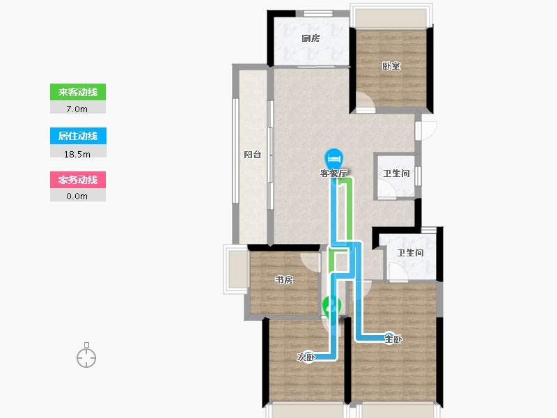 四川省-资阳市-多弗诚园-101.25-户型库-动静线