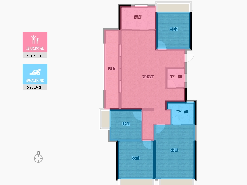 四川省-资阳市-多弗诚园-101.25-户型库-动静分区