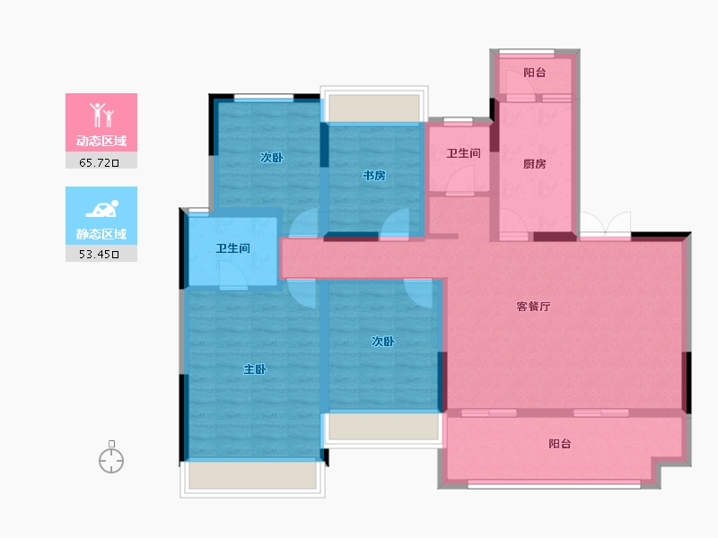 四川省-资阳市-优品道资溪学府-105.99-户型库-动静分区