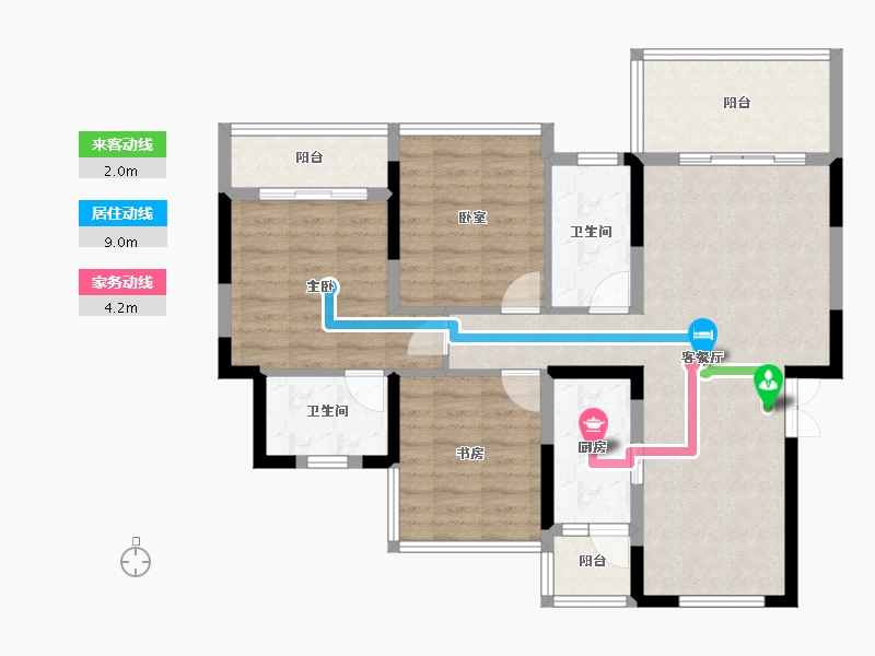 四川省-雅安市-西网江湾城-92.05-户型库-动静线