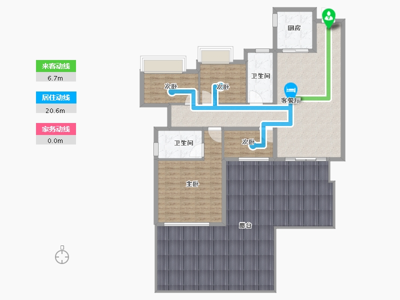 四川省-眉山市-圆中润达丰滨江郦城-149.99-户型库-动静线