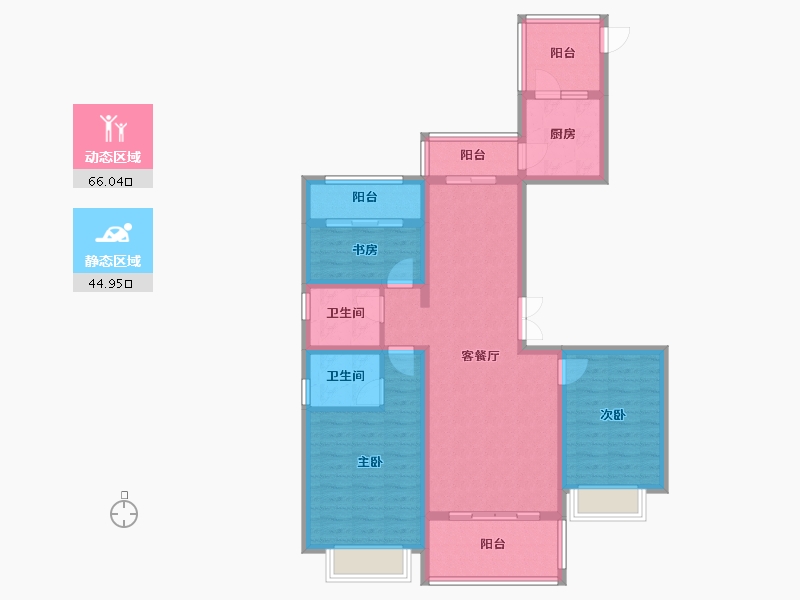 江西省-上饶市-红星美凯龙·尚品国际-98.40-户型库-动静分区