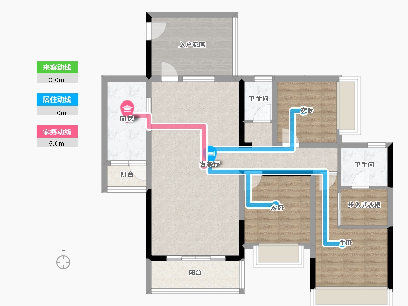 广东省-梅州市-创杰璟苑-99.01-户型库-动静线