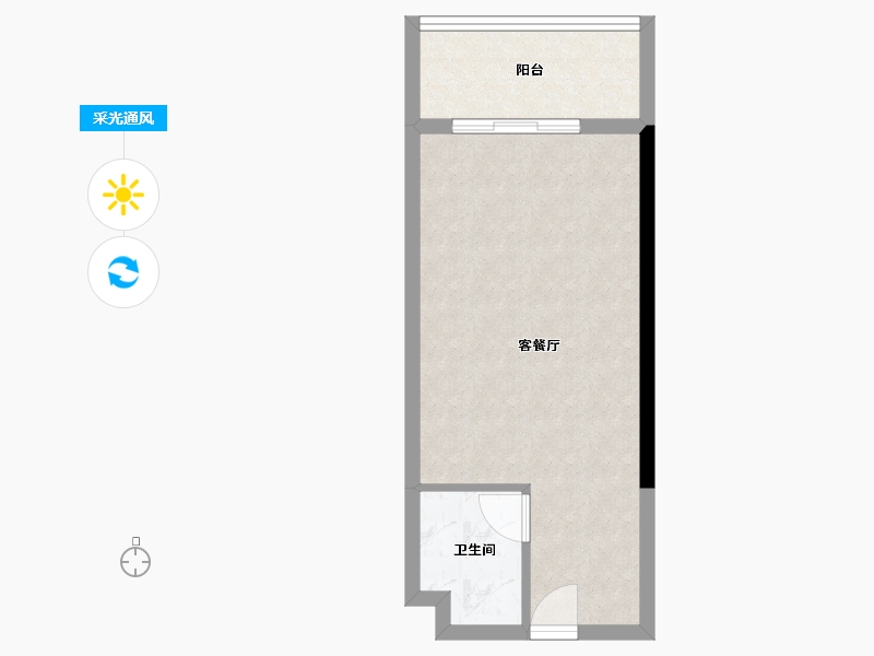 广东省-梅州市-创杰璟苑-35.24-户型库-采光通风