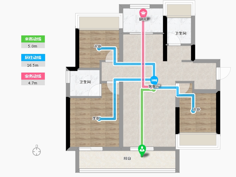 四川省-资阳市-优品道资溪学府-71.35-户型库-动静线