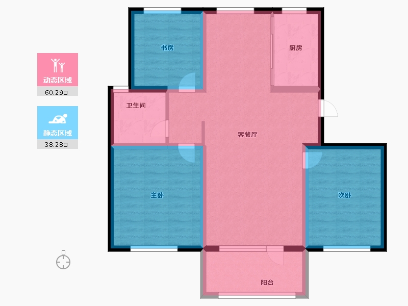 山东省-青岛市-温河世家-88.00-户型库-动静分区