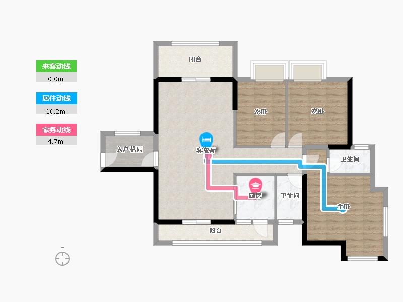 广东省-河源市-新城豪庭-99.52-户型库-动静线