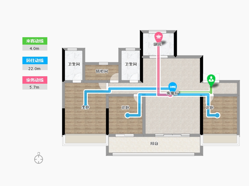 江苏省-常州市-中海桂语江南-115.52-户型库-动静线