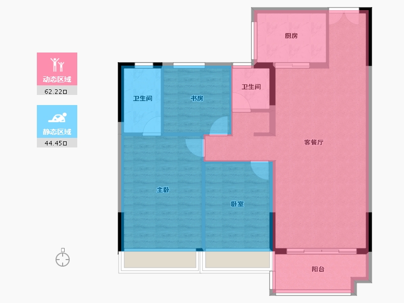 湖南省-郴州市-新东方锦绣庄园-97.04-户型库-动静分区