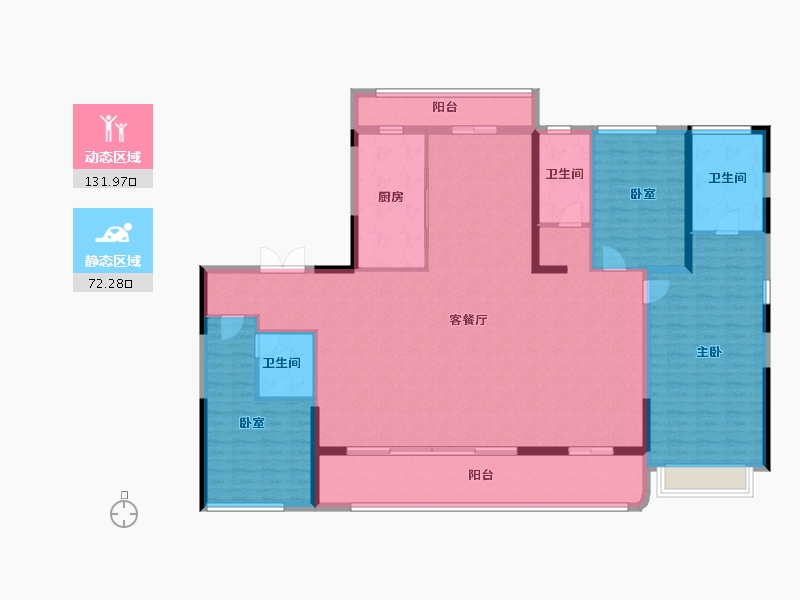 浙江省-温州市-天樾玺-187.98-户型库-动静分区