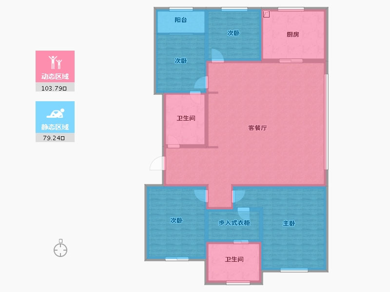 山东省-泰安市-龙湖公园里·公园里-166.39-户型库-动静分区