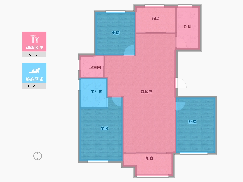 河南省-开封市-绿城·桃李春风-108.00-户型库-动静分区