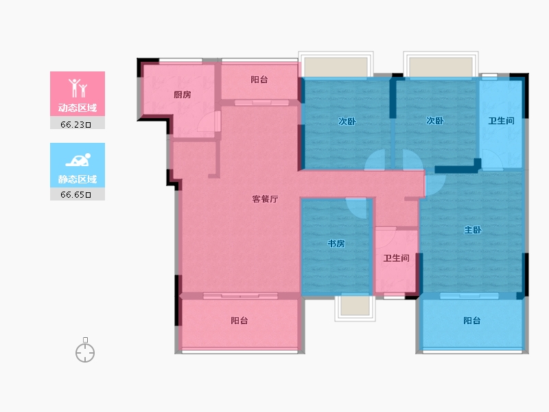 贵州省-铜仁市-仁山公园-119.46-户型库-动静分区