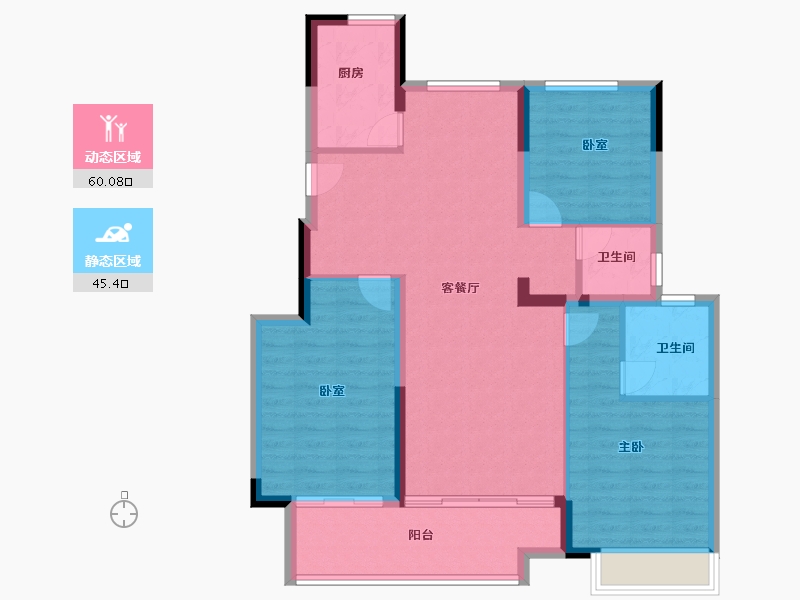 安徽省-宿州市-砀山古城-95.20-户型库-动静分区