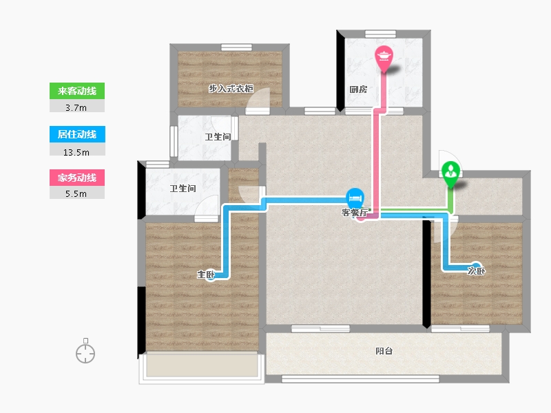 江苏省-常州市-中海桂语江南-102.15-户型库-动静线