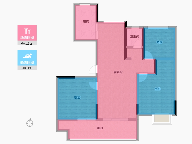 安徽省-巢湖市-明发和城首府-89.82-户型库-动静分区