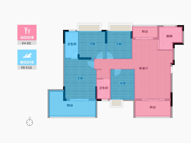 贵州省-铜仁市-仁山公园-120.28-户型库-动静分区