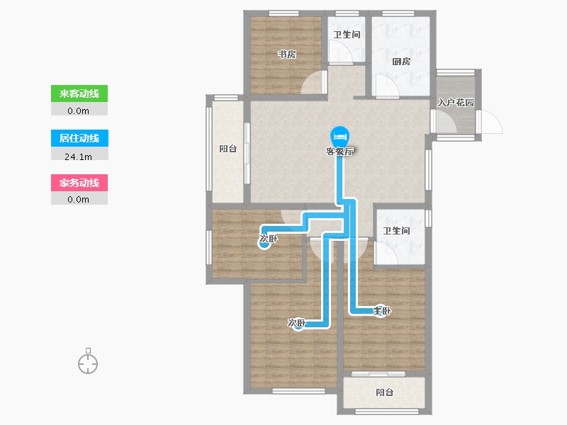 山东省-菏泽市-江南绿城-116.81-户型库-动静线