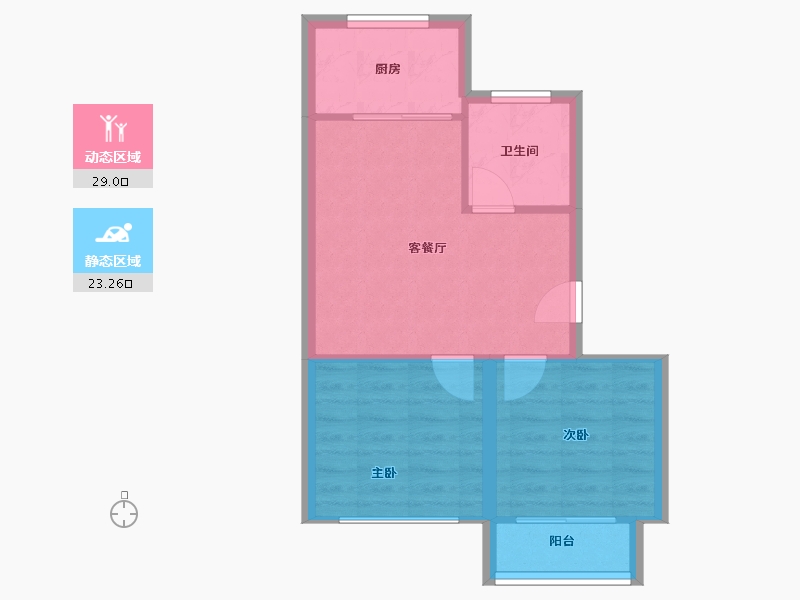 山东省-烟台市-怡海嘉苑-47.09-户型库-动静分区