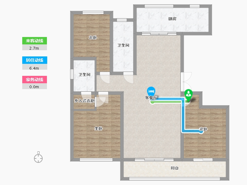 山东省-滨州市-金羚华城-160.00-户型库-动静线