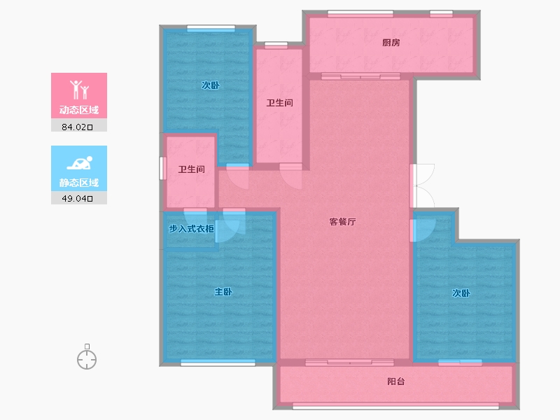 山东省-滨州市-金羚华城-160.00-户型库-动静分区