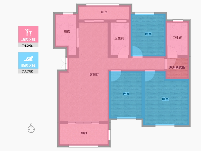 江苏省-盐城市-西城美地-100.01-户型库-动静分区