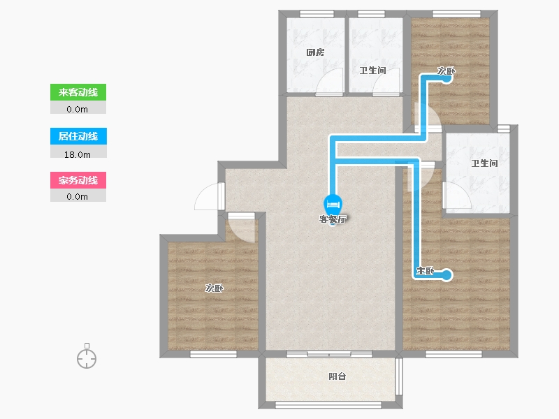 山东省-菏泽市-江南绿城-98.98-户型库-动静线