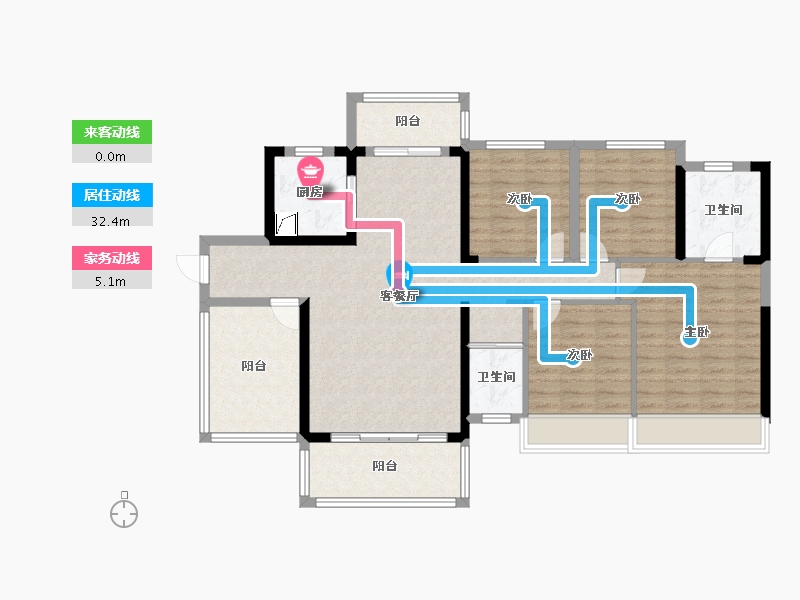 广西壮族自治区-防城港市-碧桂园-142.00-户型库-动静线