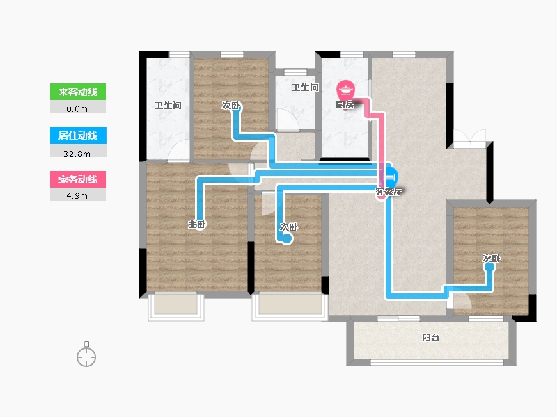 河南省-许昌市-中梁西都府-112.00-户型库-动静线