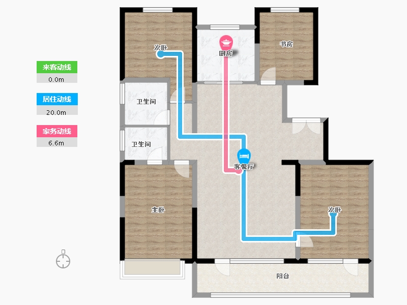 河北省-石家庄市-保利云上-144.70-户型库-动静线