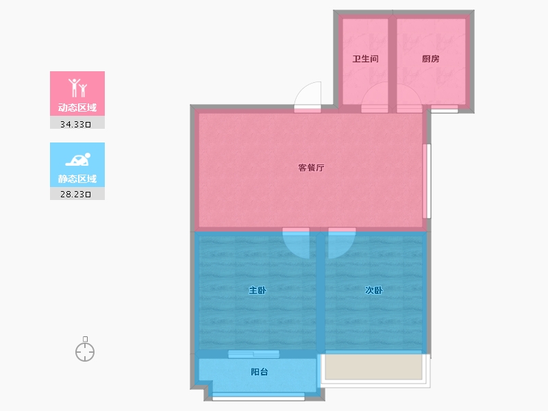 河南省-许昌市-千玺楽苑-55.04-户型库-动静分区