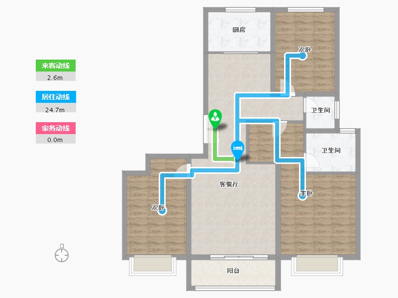 河北省-石家庄市-弘石湾尚府-112.04-户型库-动静线