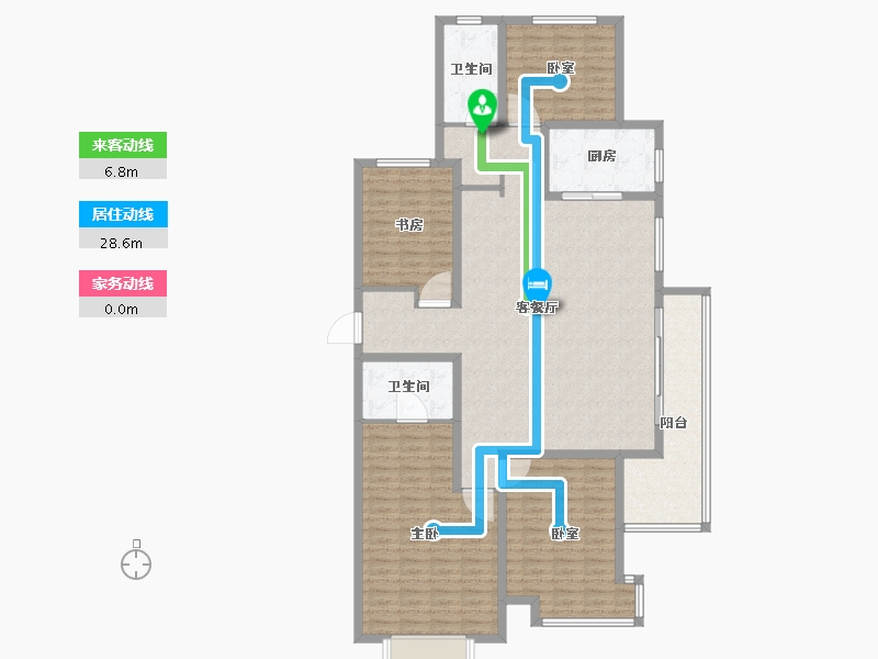 山东省-德州市-华腾御城澜湾-157.60-户型库-动静线