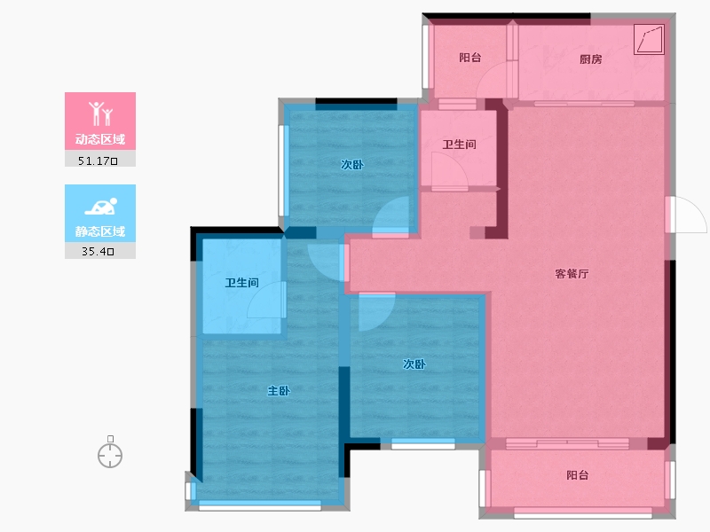 四川省-遂宁市-绿地-79.00-户型库-动静分区