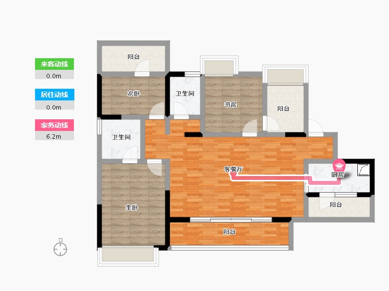 四川省-成都市-华侨城融创春风十里-99.43-户型库-动静线