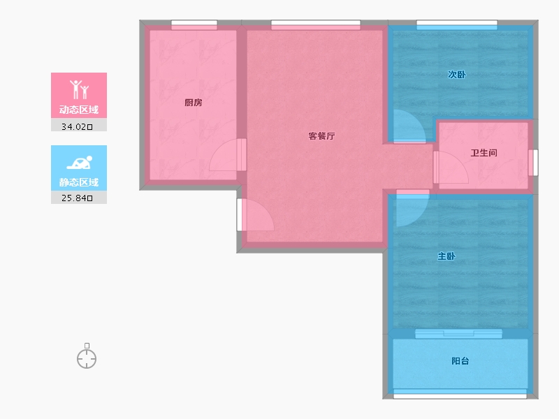 河南省-洛阳市-城筑伊河源-52.78-户型库-动静分区