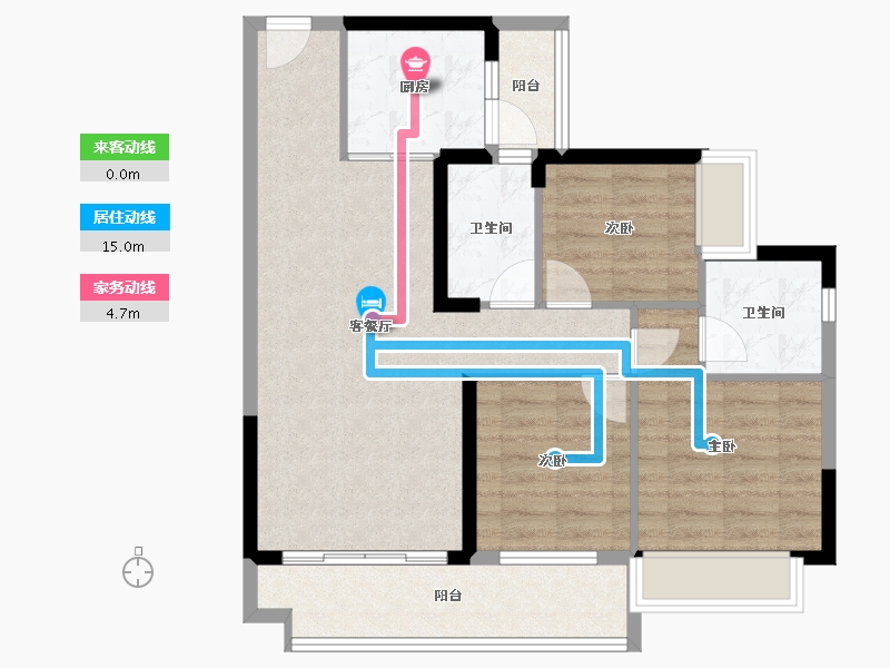 广东省-阳江市-伴山溪谷-80.15-户型库-动静线